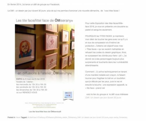 poster de l'expo des tite face