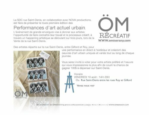 Poster évènement #ÖM_RéCéATIF #ÖM_TITEFACE AOUT 2008