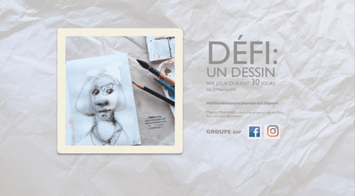 Le Groupe Défi : Un Dessin par jours durant 30 jours -Confinement 2020
